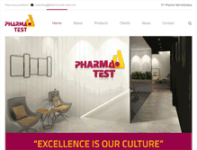 Tablet Screenshot of pharma-test-indo.com